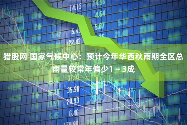 猎股网 国家气候中心：预计今年华西秋雨期全区总雨量较常年偏少1～3成
